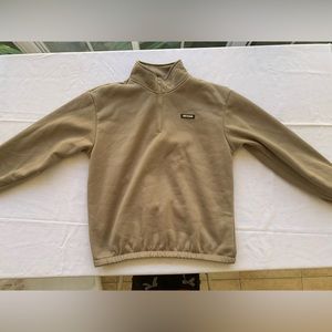 SHEIN men half zip pullover sweater